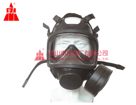大視野曲面過濾式防毒面具